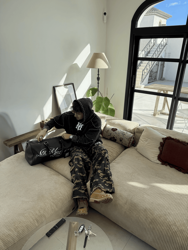 Pantalón Oversize Camuflaje Striker NigraMundo — vista trasera