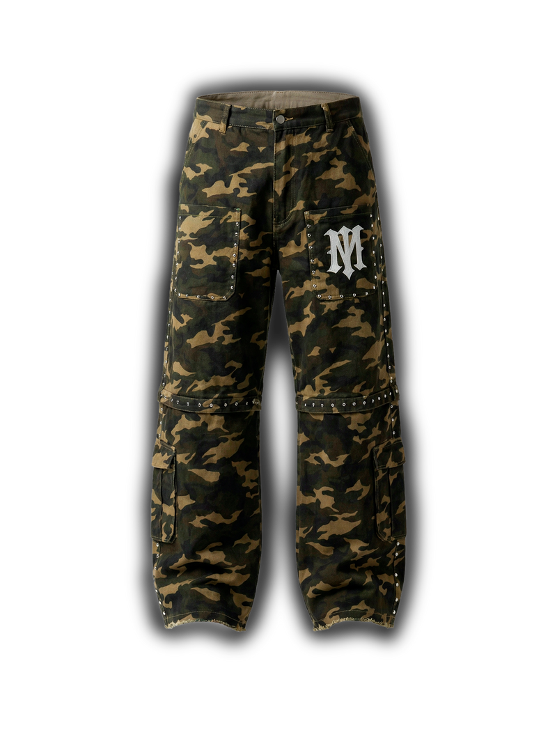 Pantalón Oversize Camuflaje Striker NigraMundo — vista frontal