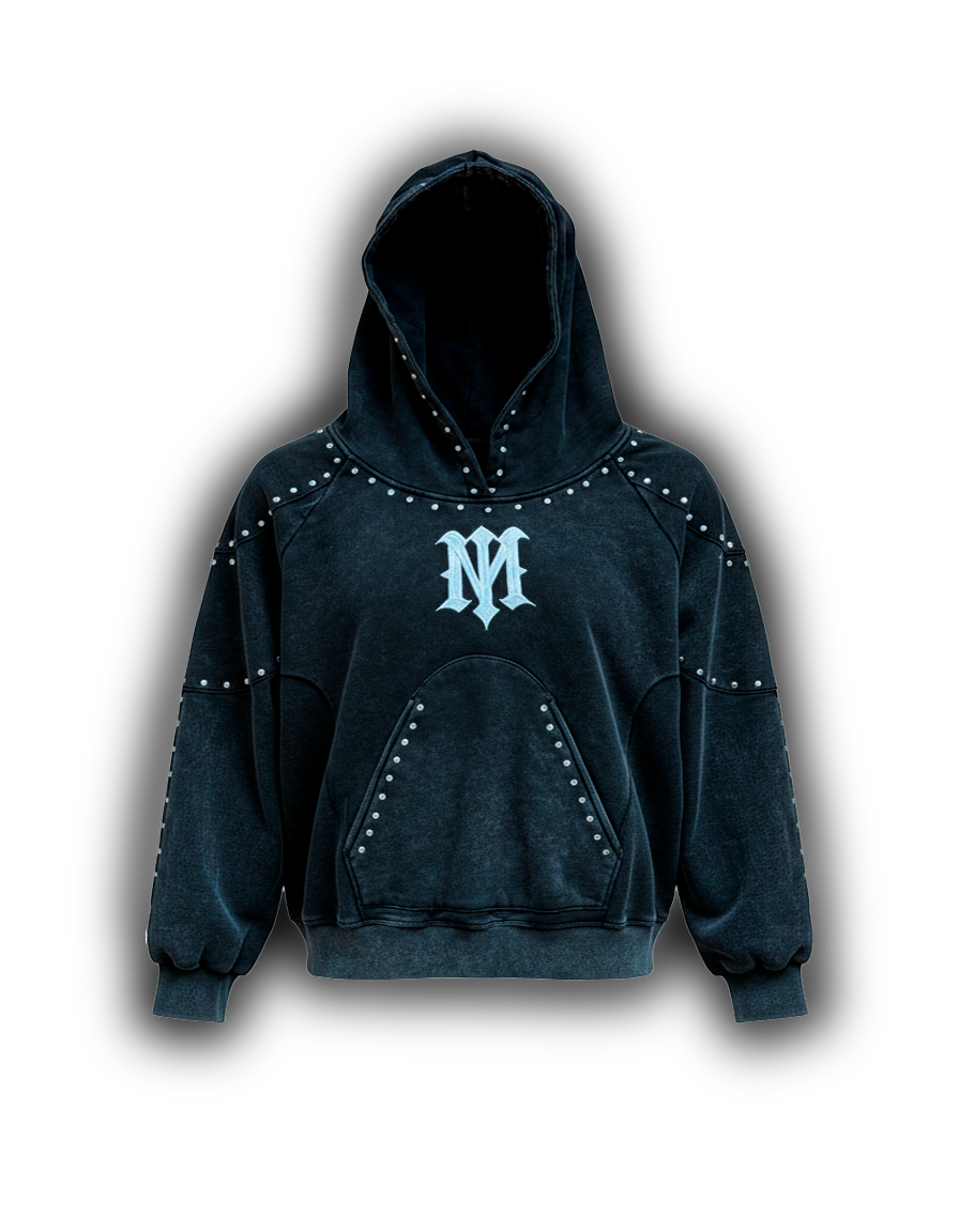 Phantom — Sudadera Oversize Negra NigraMundo